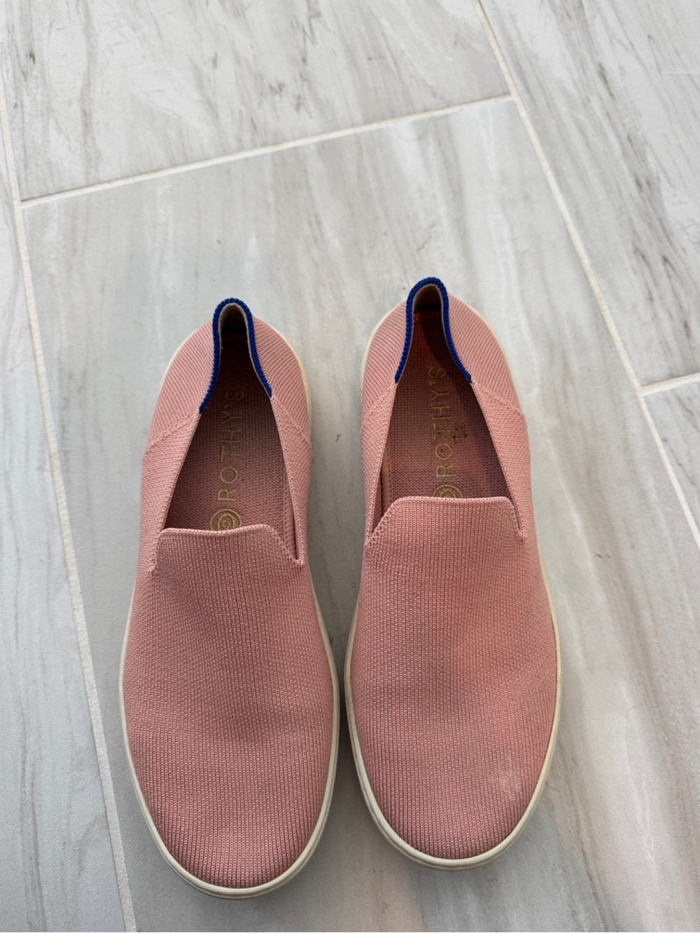 Rothy’s OriginalSlip-On Women’s Canvas Sneakers - Dusty Rose
